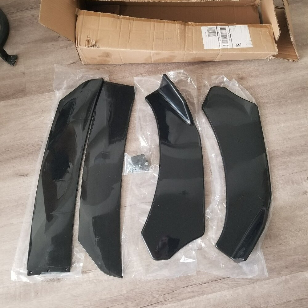2016 Hyundai Accent Replacement Front Lower AIR DAM Valance Black